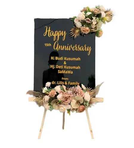 Papan Bunga Akrilik Mori